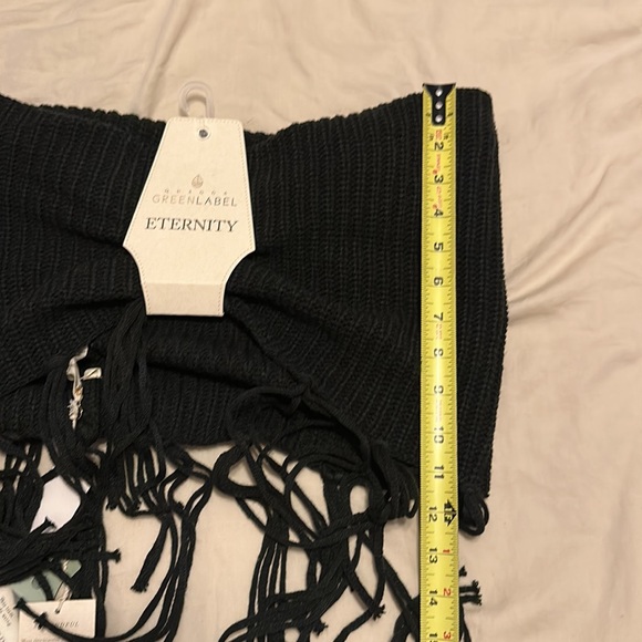 Scarf Quagga Green Label Eternity Scarf Navy BNWT - Picture 8 of 8